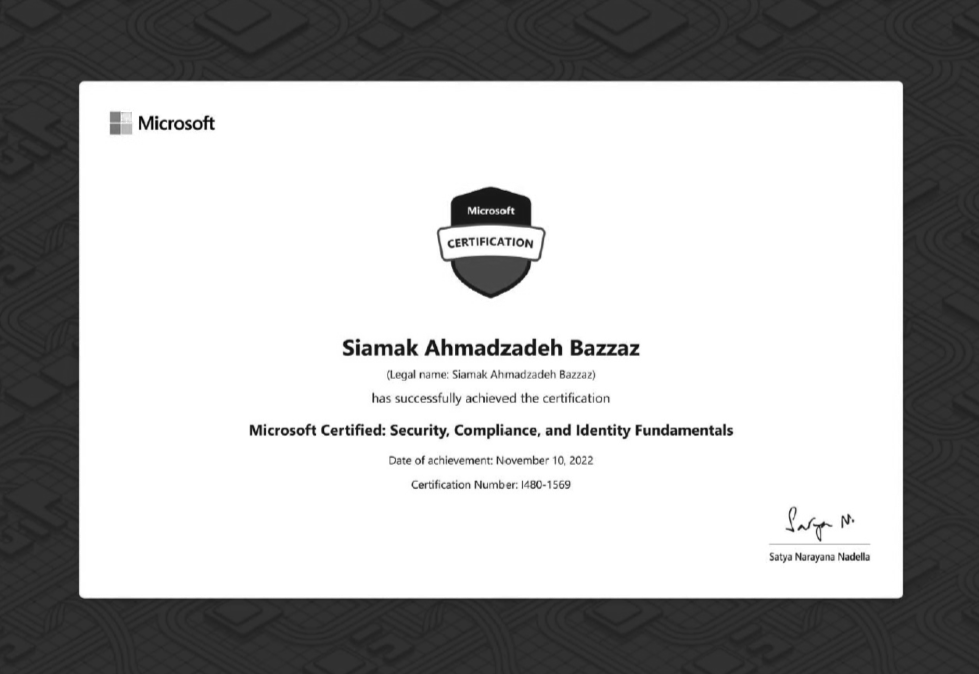 Microsoft Security, Compliance & Identity Fundamentals