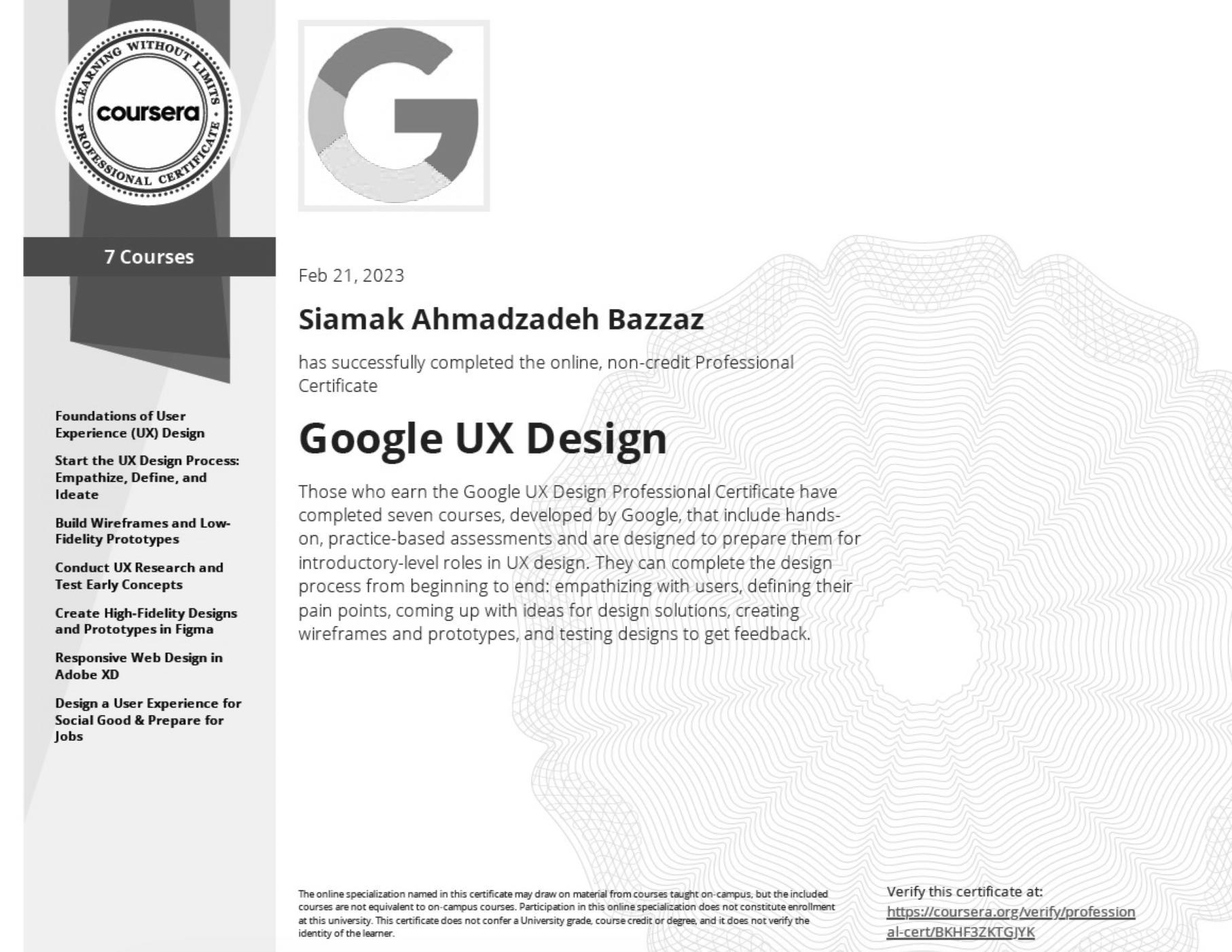 Google UX Design