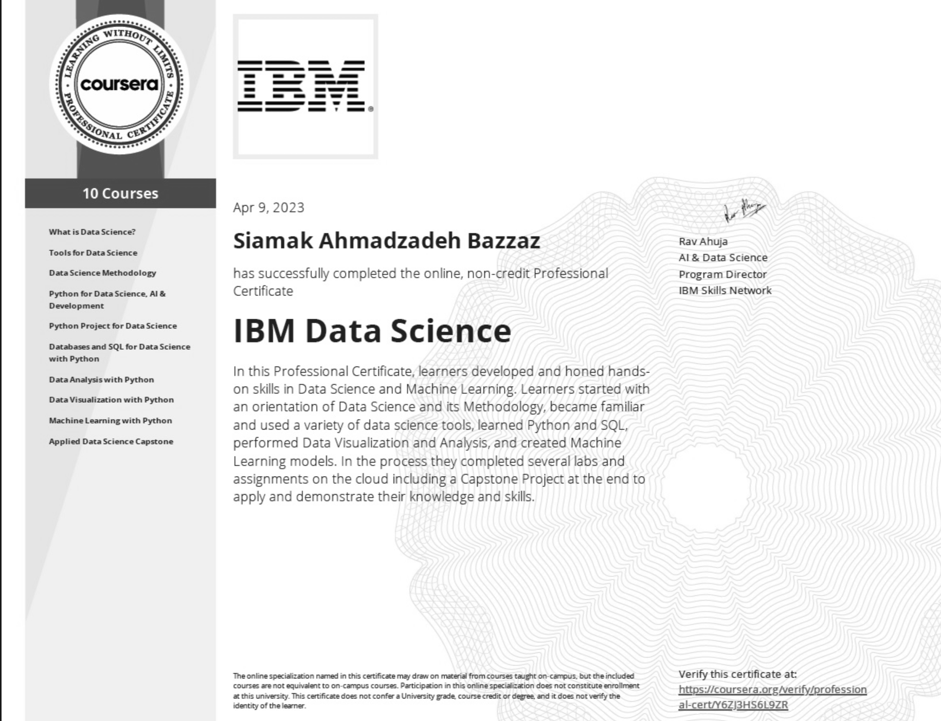IBM Data Science